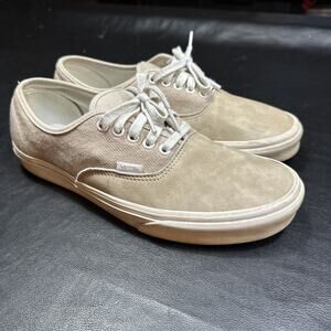 Vans Off The Wall "Authentic" Skate Sneakers Unisex Low Beige Men’s 10 - BP